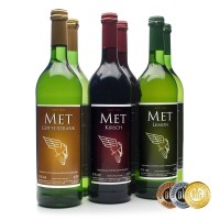 Met Probierset "Feinschmecker" - DLG prämierter Honigwein - 3x2 Flaschen