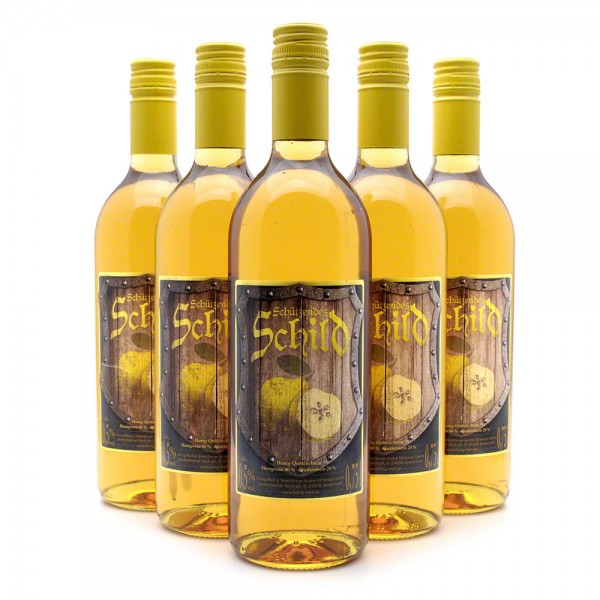 Met Schützendes Schild - Honigwein mit 20% Quittenwein - 6 Flaschen Vorteilspaket