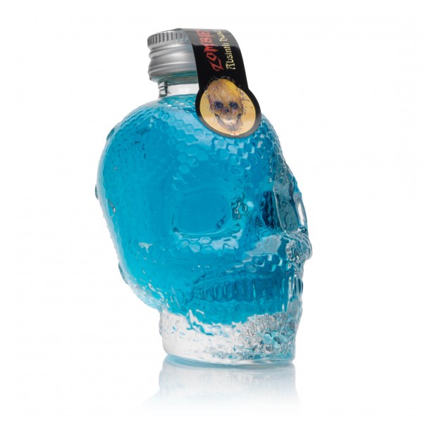 Honiglikör - Zombie's Absinth Honey - Blueberry - Totenkopfflasche 50 ml