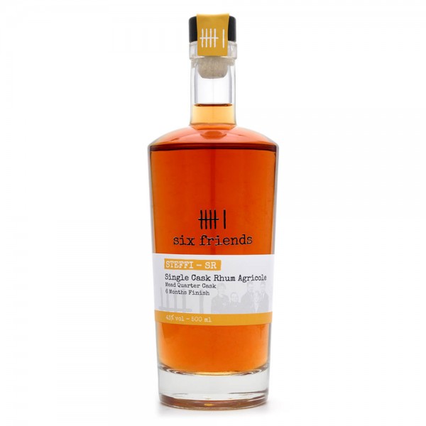 Rum - Six Friends - Single Cask Rhum Agricole - 44 % Vol - 500 ml