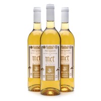 Met Wald & Blütenhonig - Honigwein süß - Naturkorken - 10% Vol. alc - 0,75 Liter - 3 Flaschen