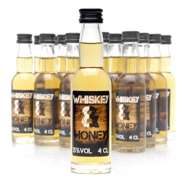 Honigwhisky - Whiskey & Honey - Whisky mit Honig - 20x 40 ml - Party-Pack