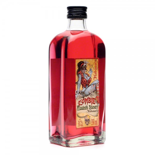 Absinth Habanero - Zombie's Absinth Honey - Honiglikör 350 ml - Front Seite