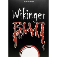 Plakat Wikingerblut mit großem Schriftzug, Poster A3