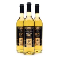 Met Wald & Blütenhonig - Honigwein lieblich - Naturkorken - 12% Vol. alc - 0,75 Liter - 3 Flaschen