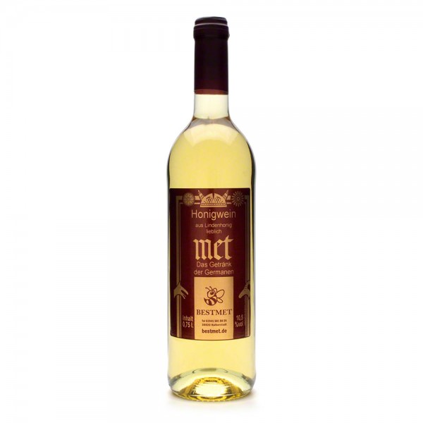 Met Linde - Premium Honigwein aus sortenreinem Lindenhonig - Naturkorken
