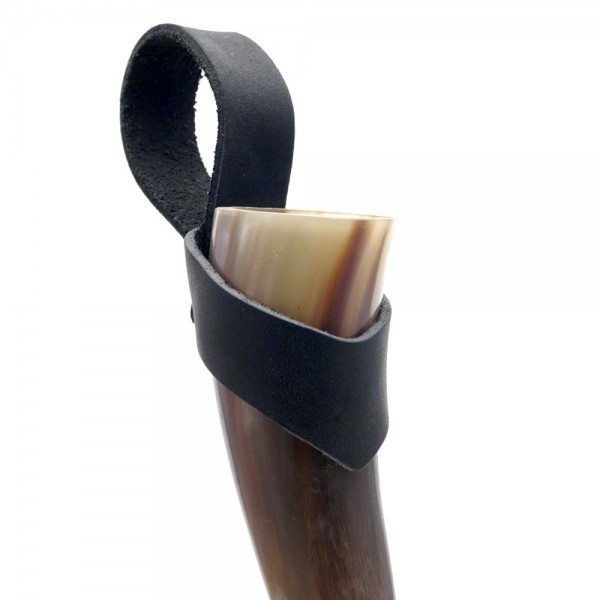 Trinkhorn Gürtelhalter - für Methorn von 50 bis 100 ml - am Horn