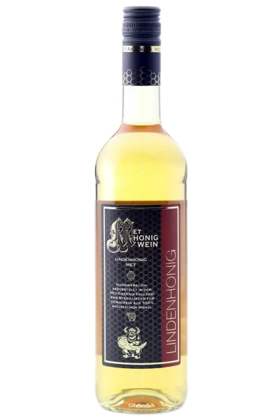 MET Lindenblütenhonig - sortenreiner Premium Honigwein - Front