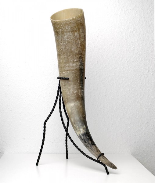 Trinkhorn, Met-Horn, Wikingerhorn - Einzelstück - 2300 ml, 2,3 Liter - links