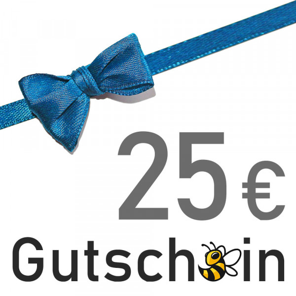 Geschenkgutschein - 25 € - Versand per E-Mail