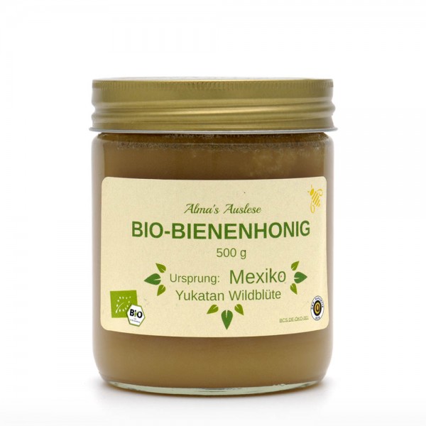 Honig - BIO Bienenhonig - Fairtrade - 500g Glas